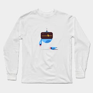 dying robot Long Sleeve T-Shirt